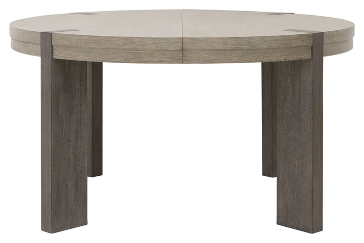 Anderson Park Moose Trail And Frontier Brown Round Dining Table - P402230