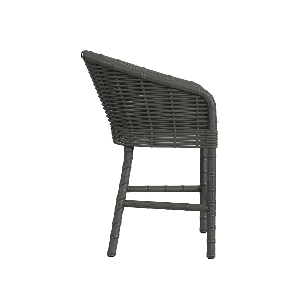 Cabo Barstool in Soothe Pearl w/ Flange Welt
