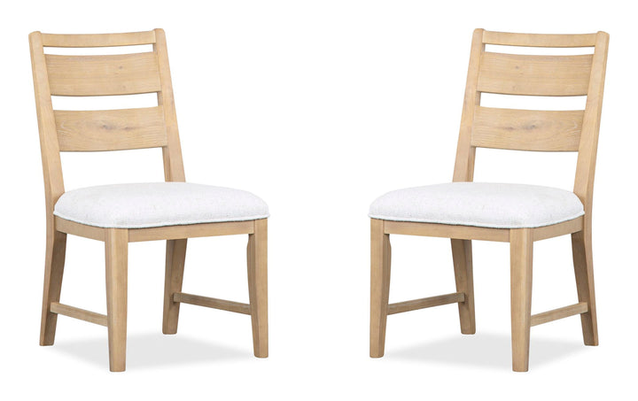 Somerset Butternut Upholstered Side Chair - Set of 2 - D5684-62