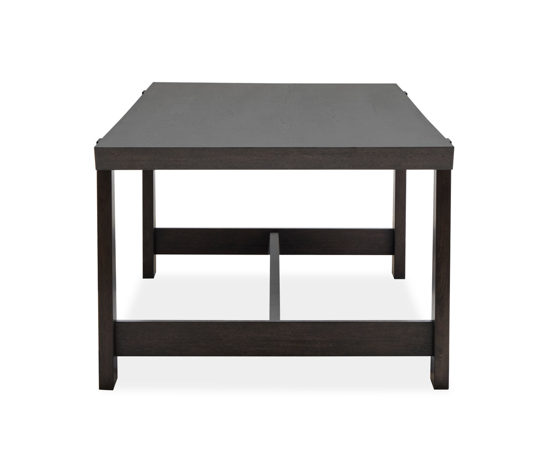 Tauren Coffee Bean Trestle Dining Table - D6434-21