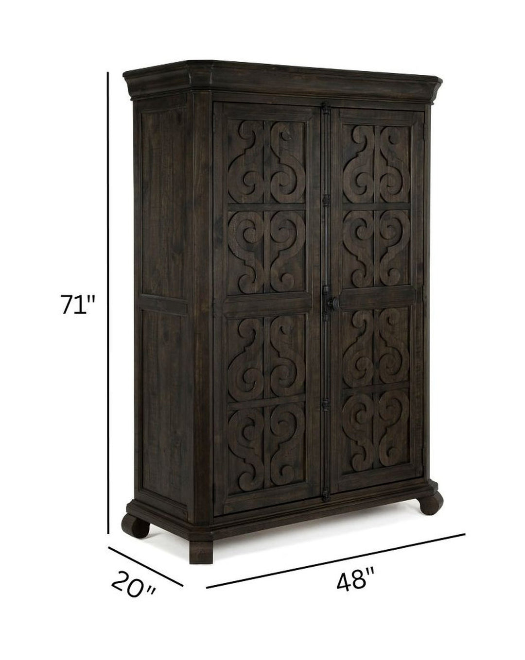 Bellamy Peppercorn Door Chest - B2491-13