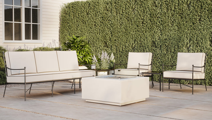 Provence Sofa in Canvas Skyline w/ Self Welt