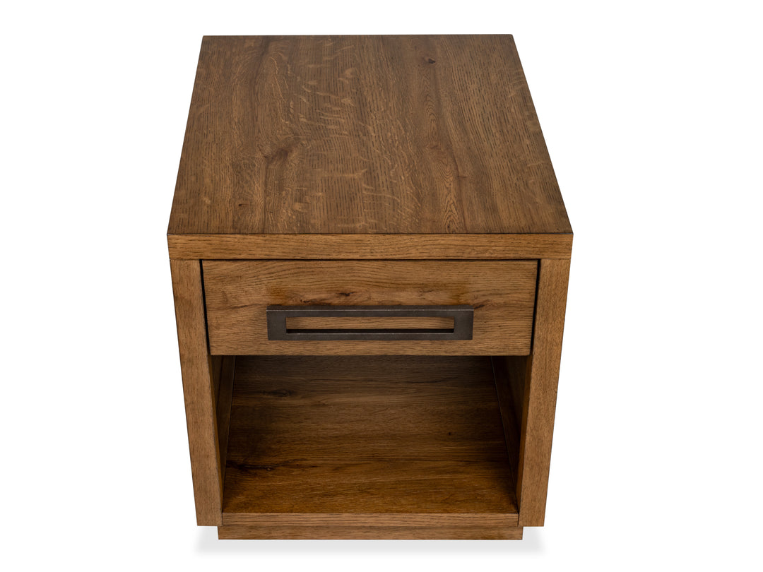 Marcel Brown Drawer End Table - T6378-03