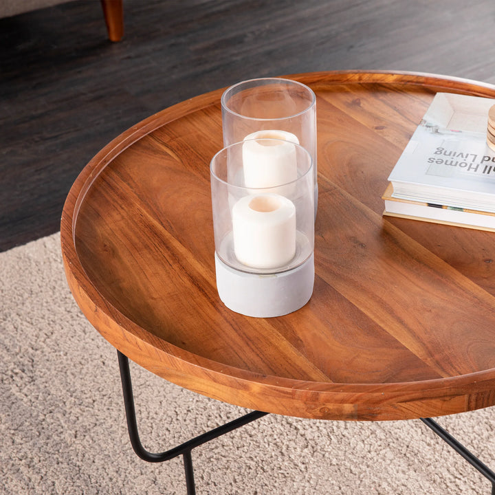 Marisdale Round Coffee Table - AmericanHomeFurniture