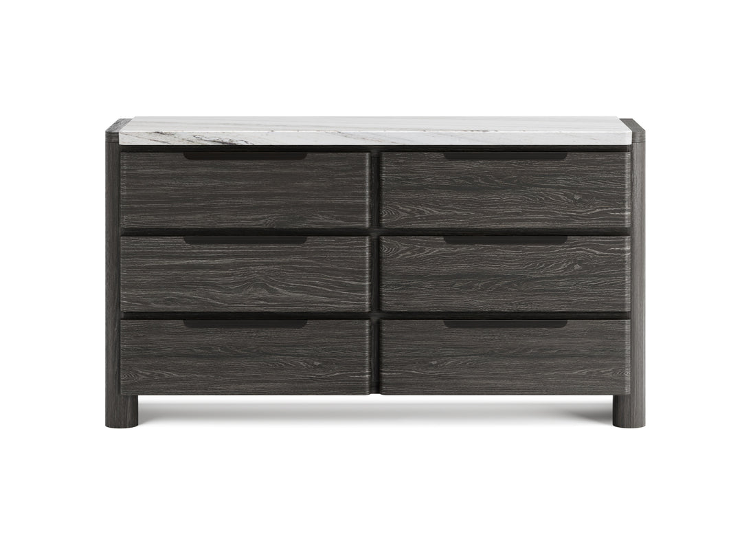 Keaton Black Double Drawer Dresser - B6614-22