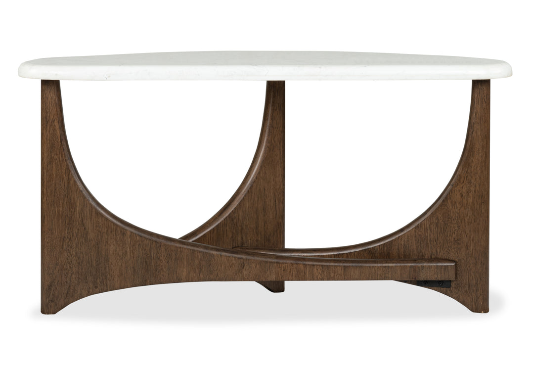 Arwen Turkish Coffee Demilune Sofa Table - T5944-75