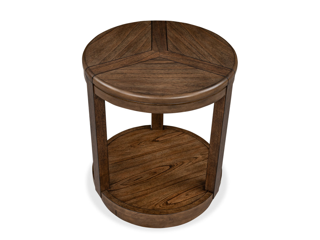 Connolly Brown Round End Table - T6499-05