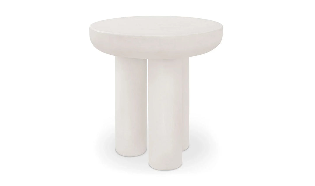 Rocca Side Table Cream - AmericanHomeFurniture