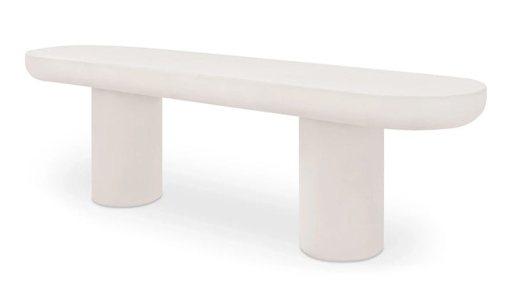 Moe's Home Collection - Rocca Bench Cream - ZT-1037-05-0 | American Home Furniture