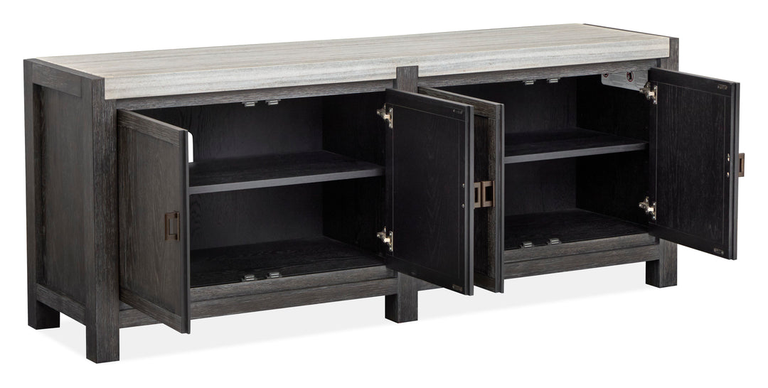 Plum Creek Ravenwood Black Door Console - H5990-33