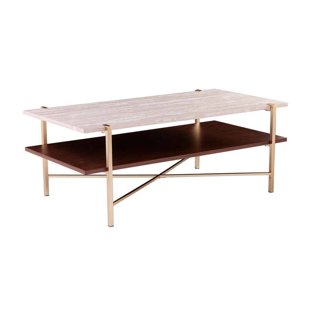 American Home Furniture | SEI Furniture - Ardmillan Rectangular Cocktail Table w/ Storage