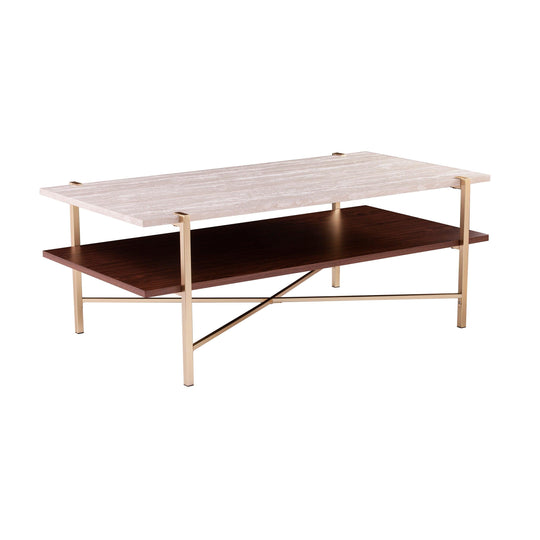 SEI Furniture Ardmillan Rectangular Cocktail Table w/ Storage COFFEE TABLES