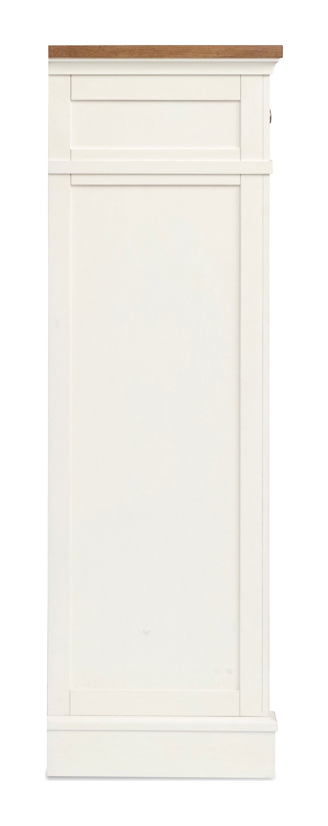 Kingston Whisper White And Cerused Nutmeg Drawer Chest - B6407-10