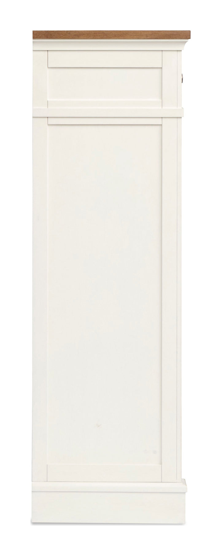 Kingston Whisper White And Cerused Nutmeg Drawer Chest - B6407-10