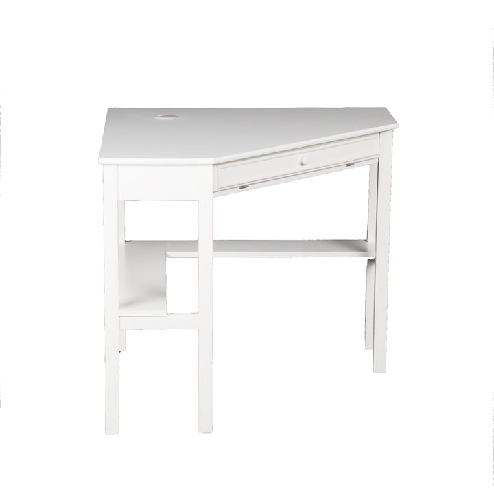 American Home Furniture | SEI Furniture - Wardboro Corner Computer Desk - White