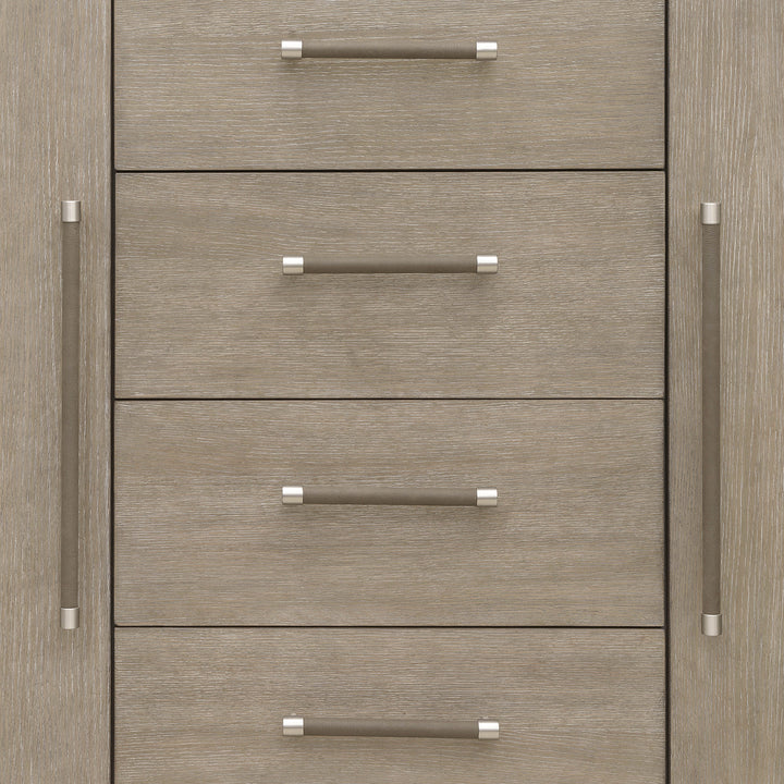 Anderson Park Moose Trail And Frontier Brown 5 Drawer Master Chest - P402125