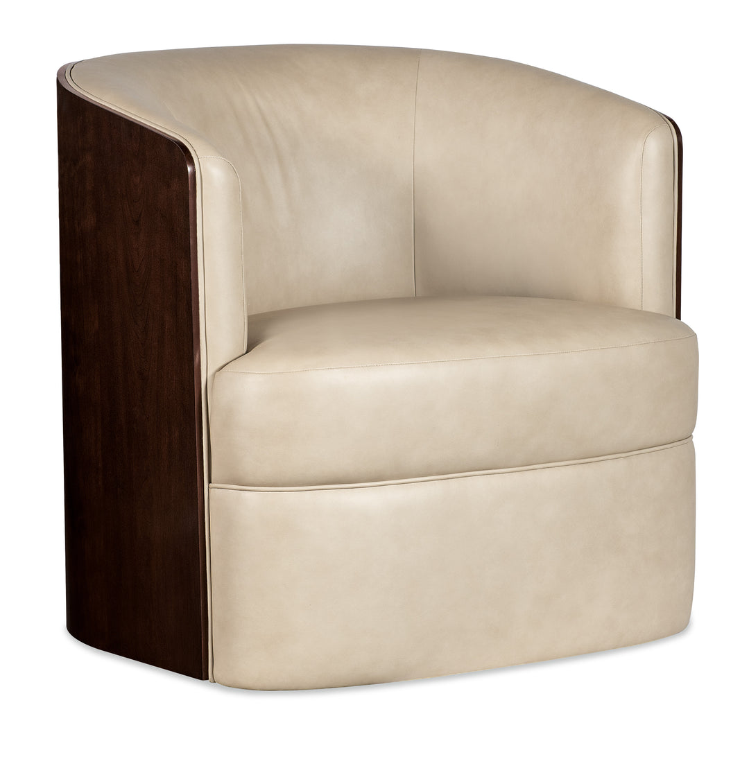 American Home Furniture | Hooker Furniture - Donna Swivel Chair - Beige