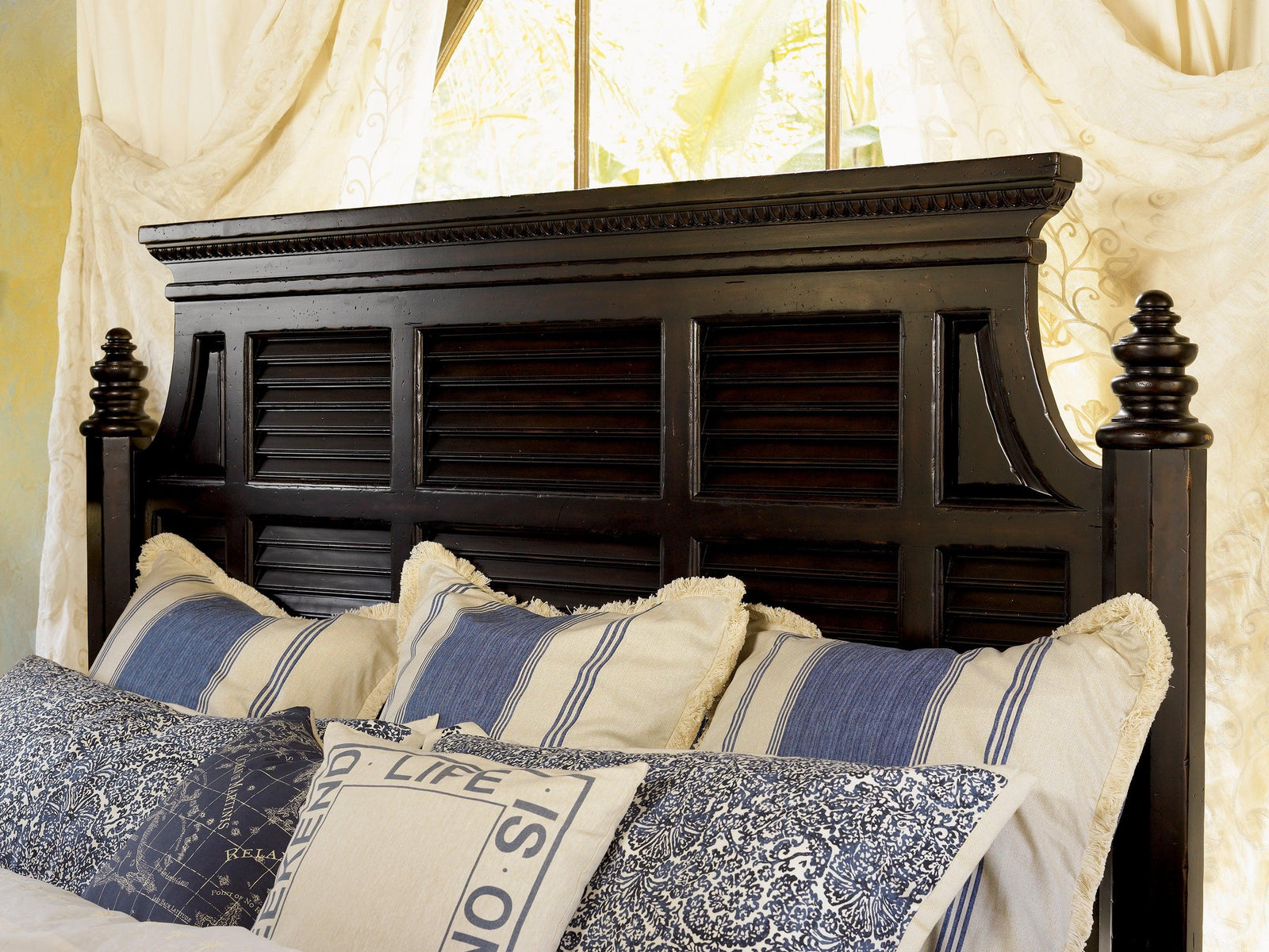 Tommy Bahama Home Kingstown Malabar Panel Bed BEDS