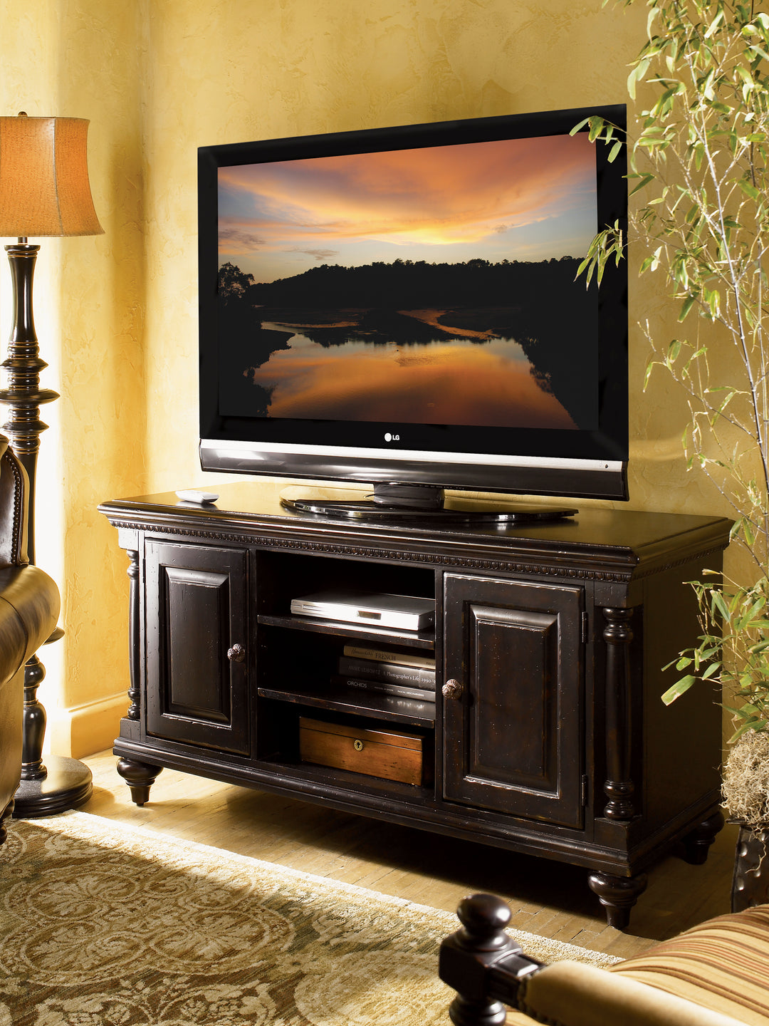 American Home Furniture | Tommy Bahama Home  - Kingstown Huntington Media Console