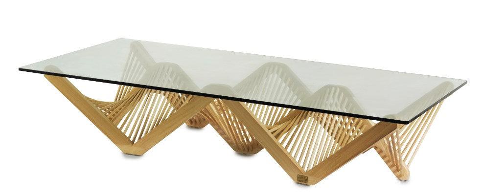 Oggetti Geo Cocktail Table, Rectangular, Natural COFFEE TABLES