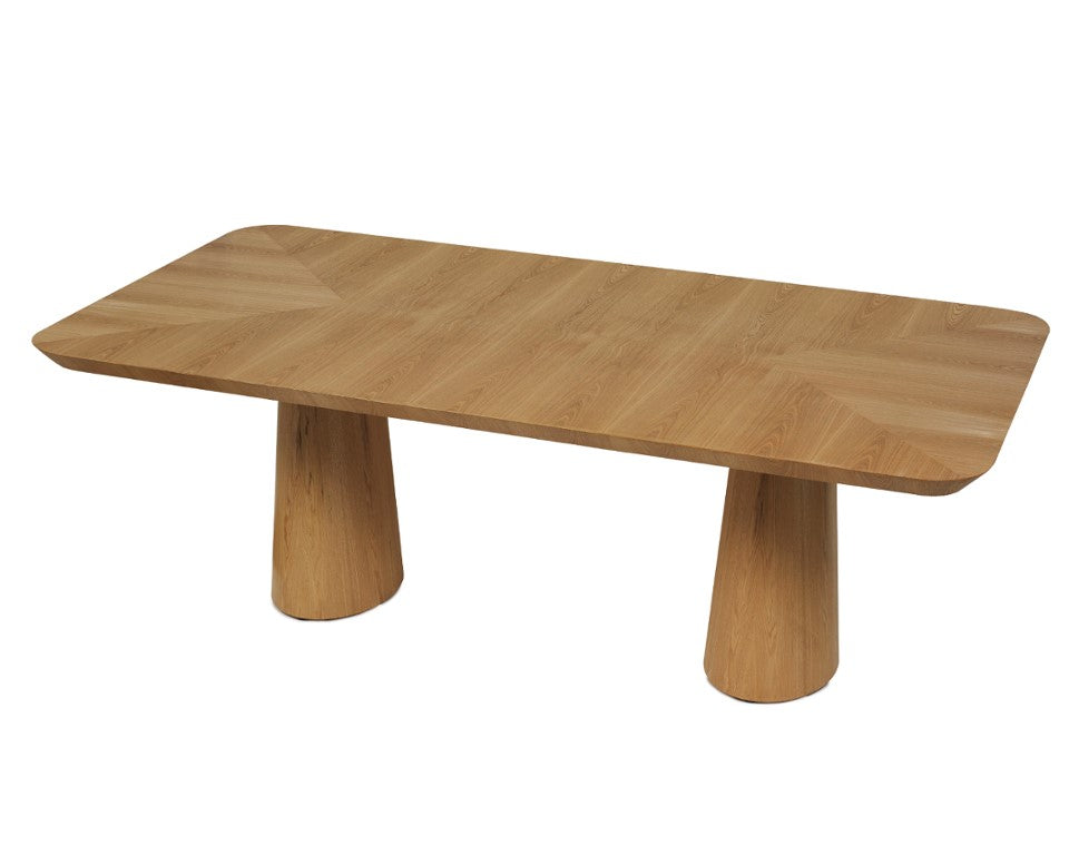 Ingrid Dining Table, Natural - Oggetti - AmericanHomeFurniture