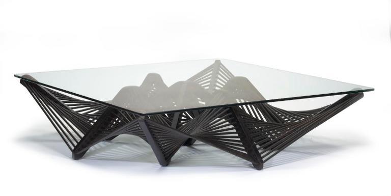 Oggetti Geo Cocktail Table, Square, Dark Brown COFFEE TABLES