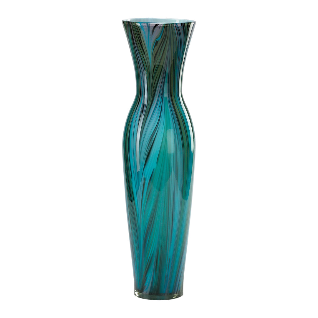 Tall Peacock Feather Vase - AmericanHomeFurniture