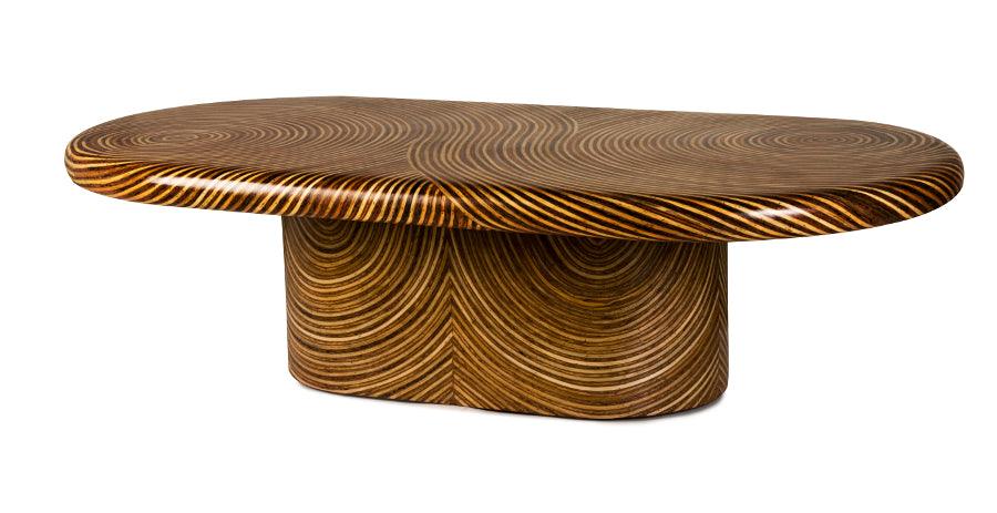 Oggetti Showtime Ribbon Cocktail Table, Oval COFFEE TABLES