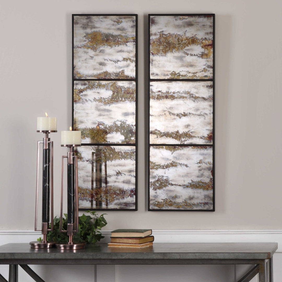 RAHILA MIRRORED WALL PANELS - AmericanHomeFurniture