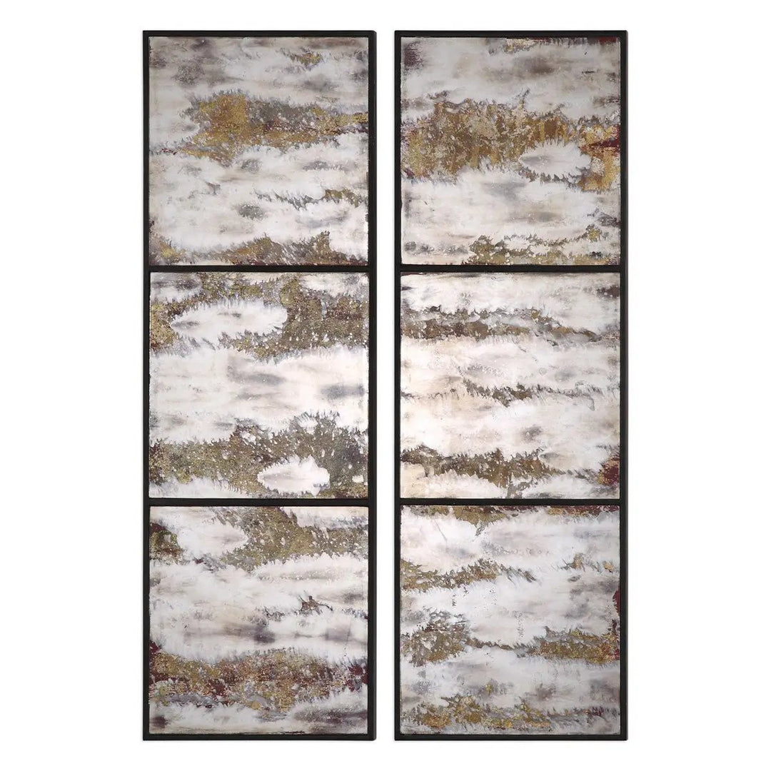 RAHILA MIRRORED WALL PANELS - AmericanHomeFurniture