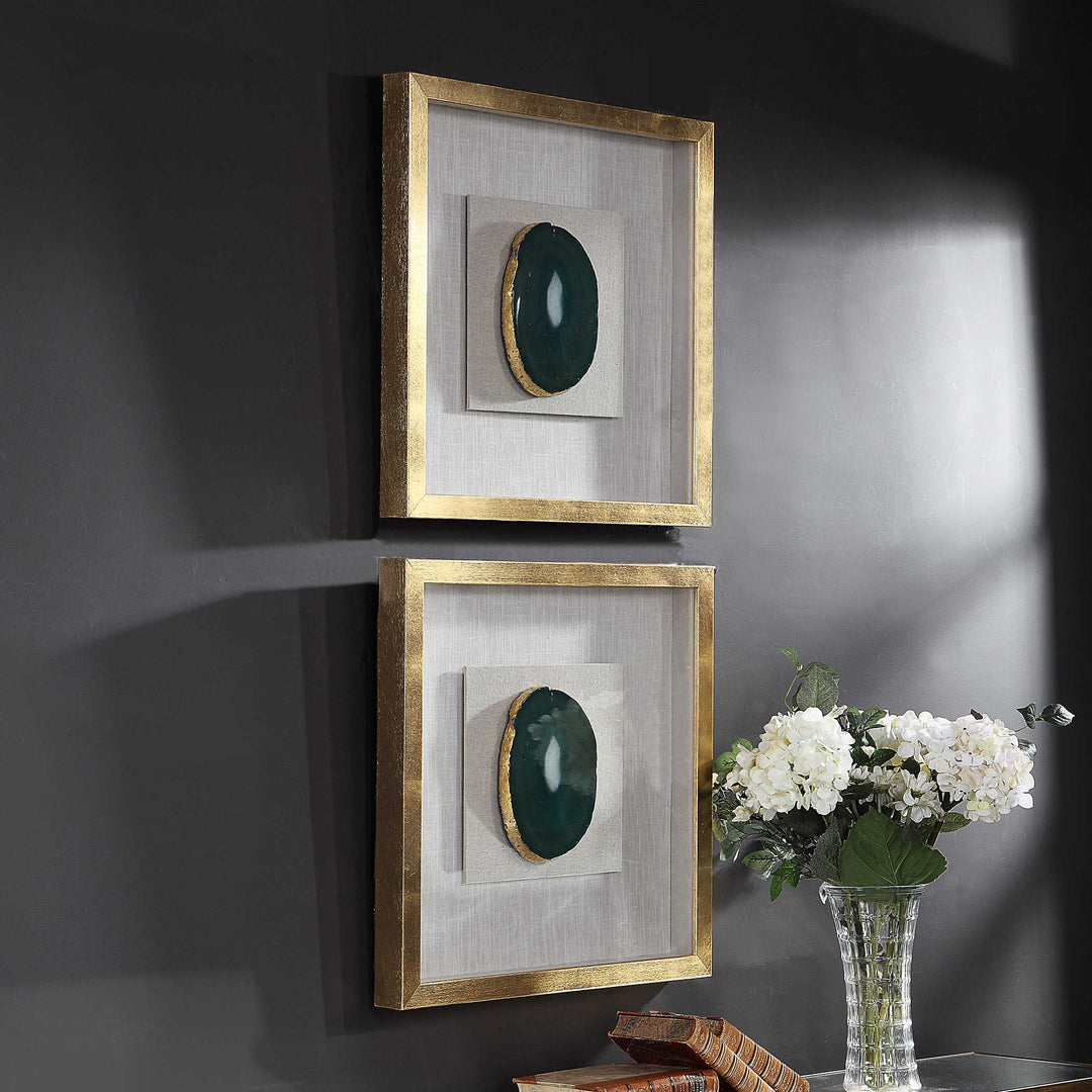 Keeva Agate Stone Shadow Box - AmericanHomeFurniture