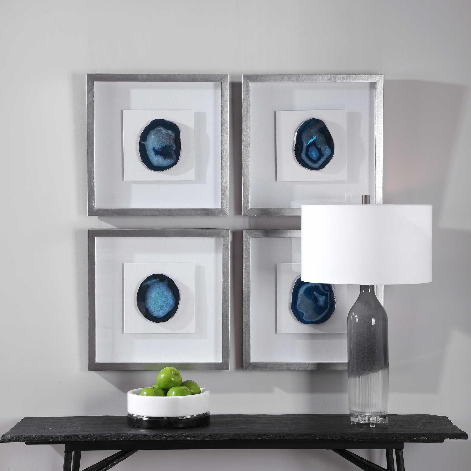 Uttermost Kalia Blue Stone Shadow Box WALL ACCENTS