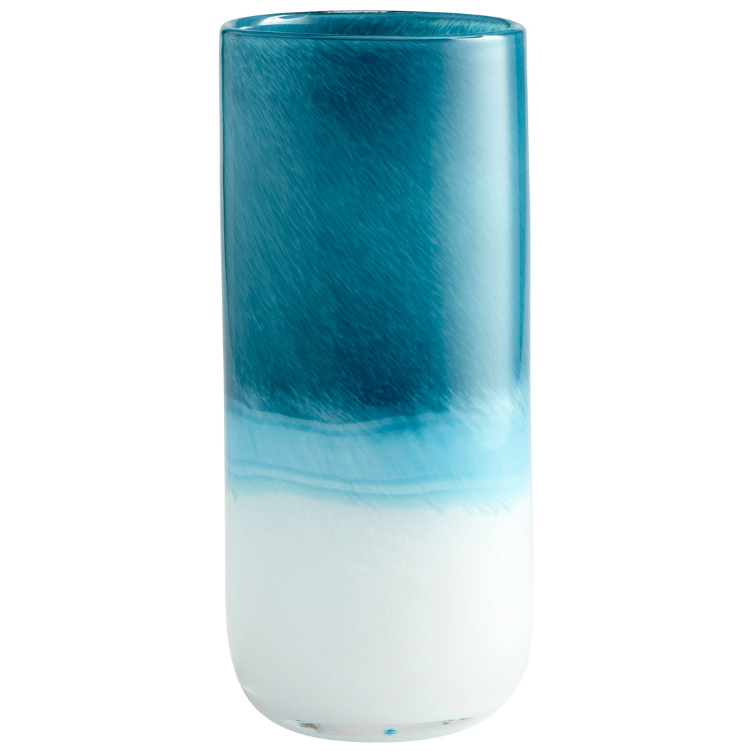 Md Turquoise Cloud Vase - AmericanHomeFurniture