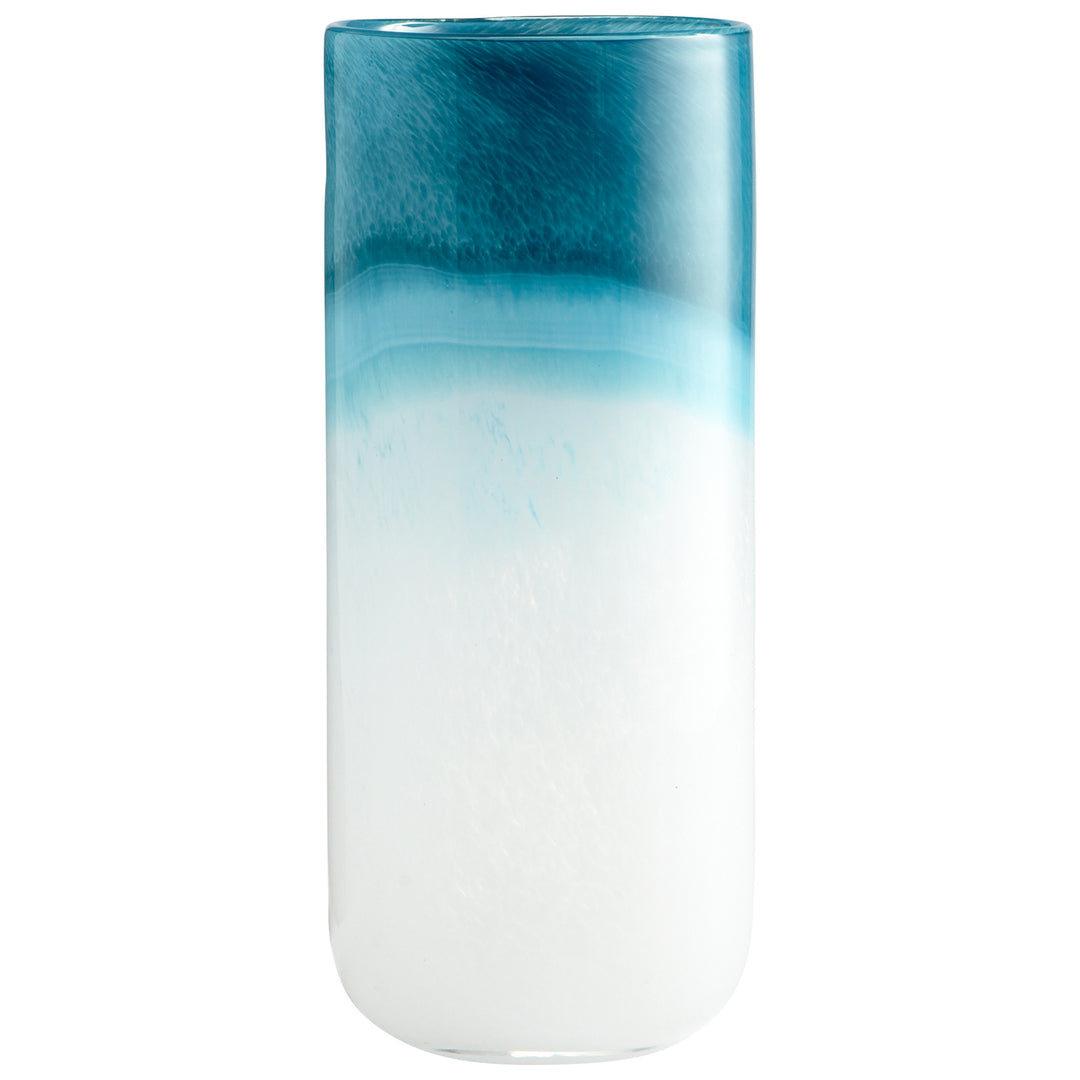 Lg Turquoise Cloud Vase - AmericanHomeFurniture