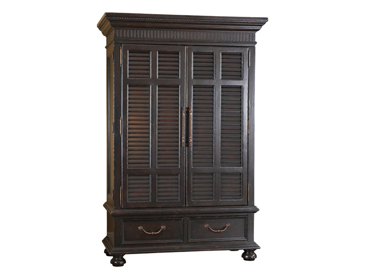 American Home Furniture | Tommy Bahama Home  - Kingstown Trafalgar Armoire