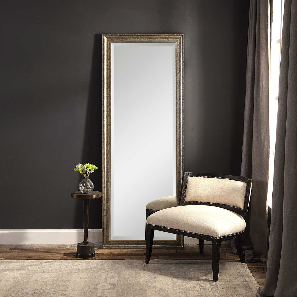 AALEAH BURNISHED SILVER MIRROR - AmericanHomeFurniture