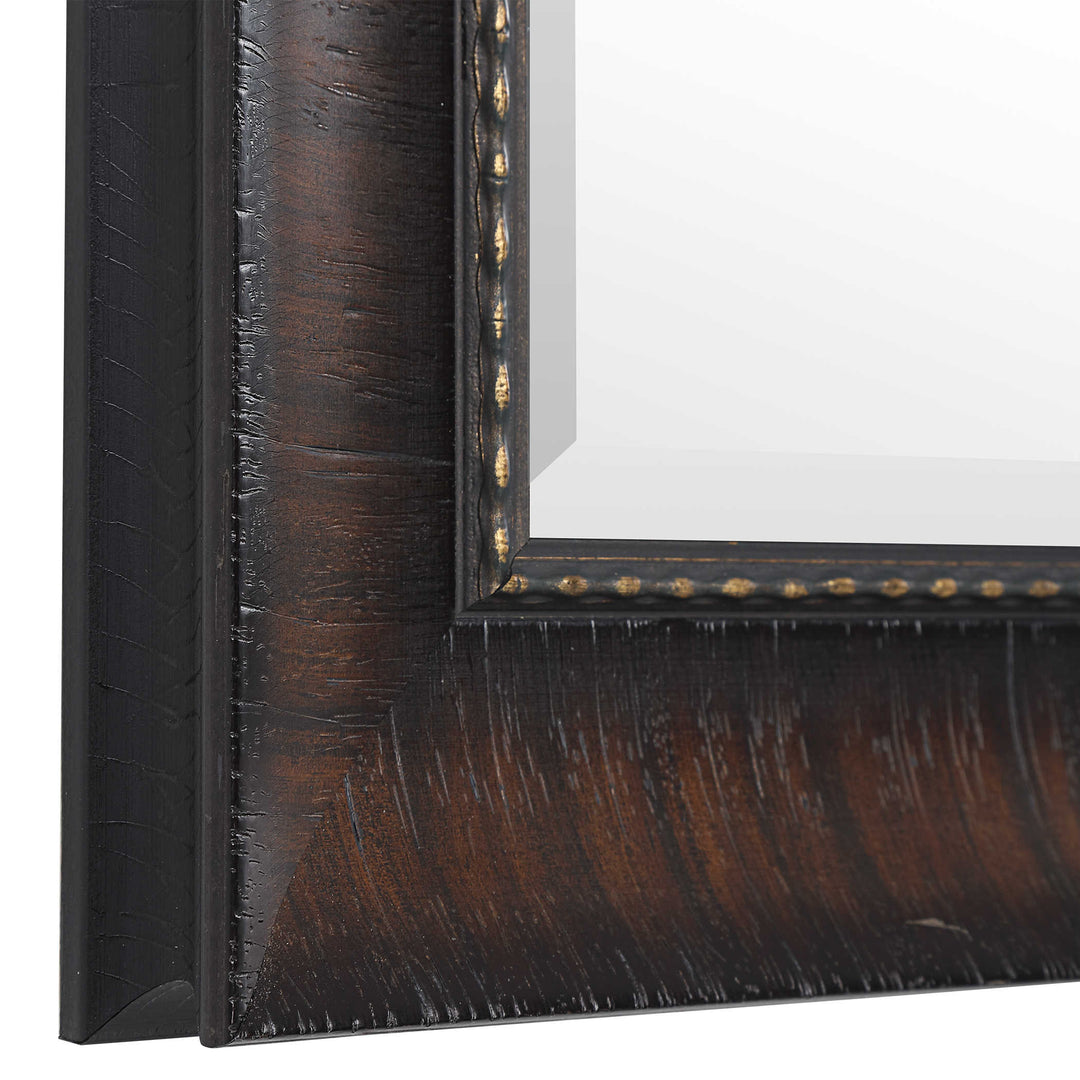 WYTHE BURNISHED WOOD MIRROR - AmericanHomeFurniture