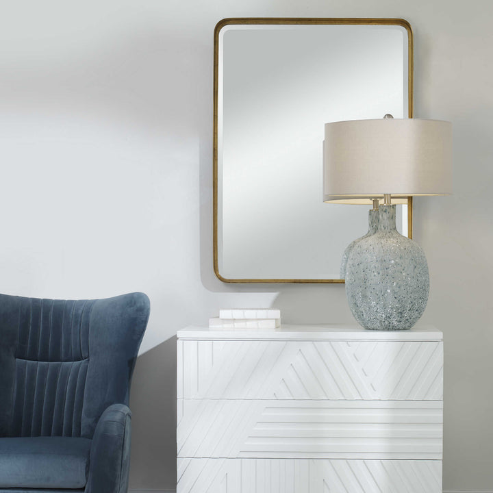 CROFTON GOLD LARGE MIRROR - AmericanHomeFurniture