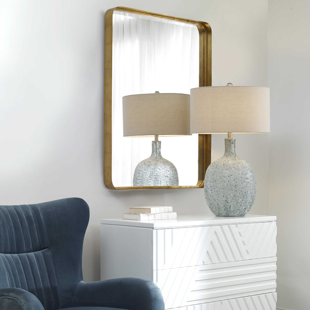 CROFTON GOLD LARGE MIRROR - AmericanHomeFurniture