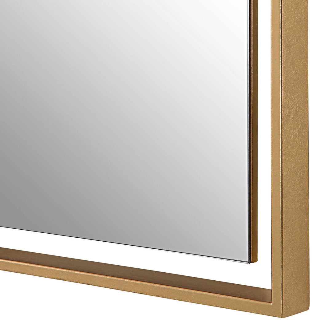 EGON GOLD WALL MIRROR - AmericanHomeFurniture