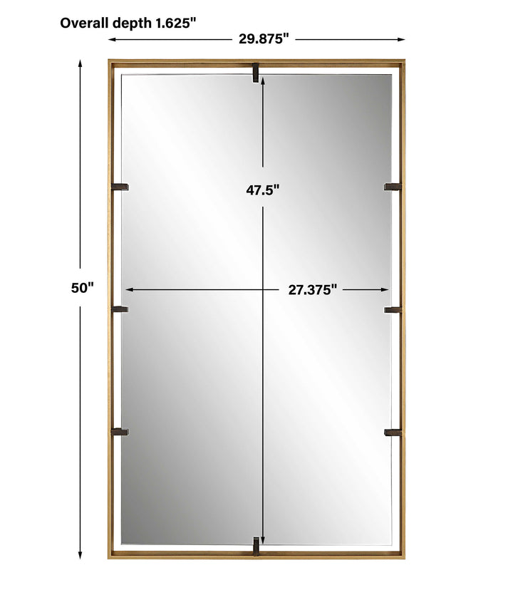 EGON GOLD WALL MIRROR - AmericanHomeFurniture