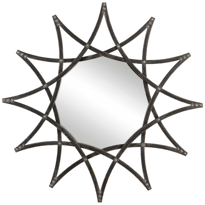 SOLARIS IRON STAR MIRROR - AmericanHomeFurniture