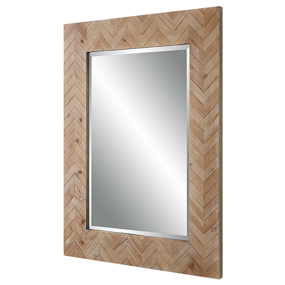 DEMETRIA WOODEN MIRROR, SMALL - AmericanHomeFurniture