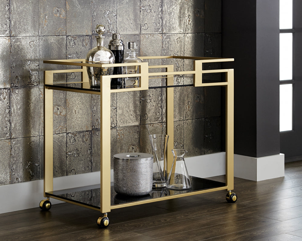 American Home Furniture | Sunpan - Avondale Bar Cart