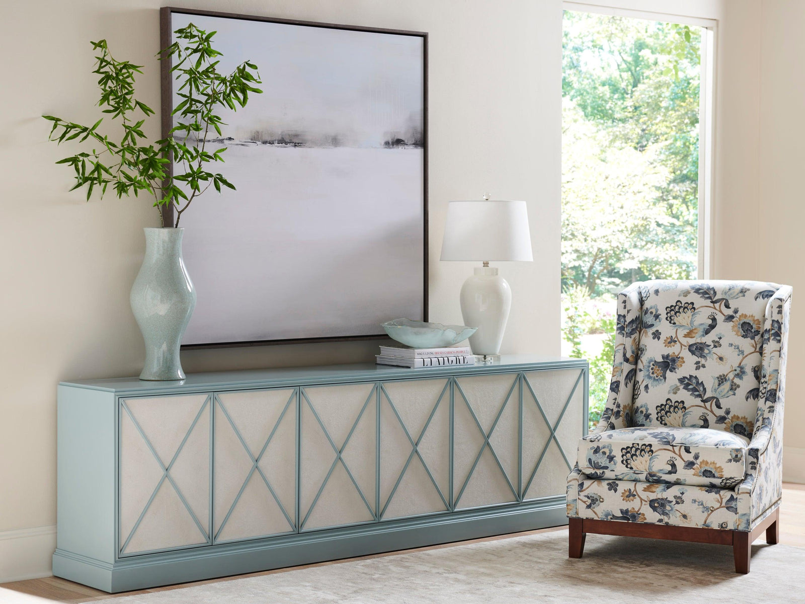 Sligh Studio Designs Rosalind Long Media Console MEDIA + TV STANDS