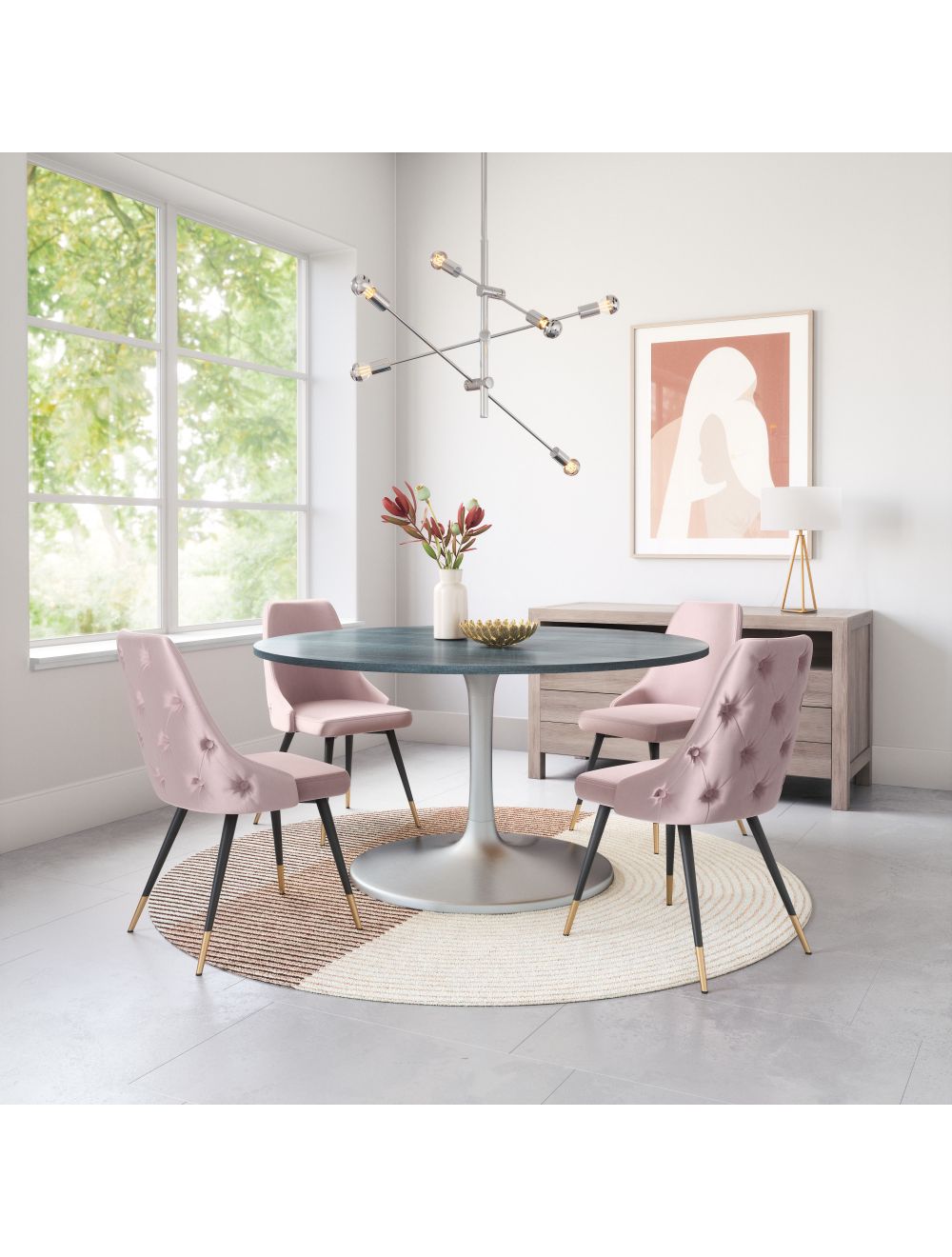 Piccolo Dining Chair (Set of 2) Pink