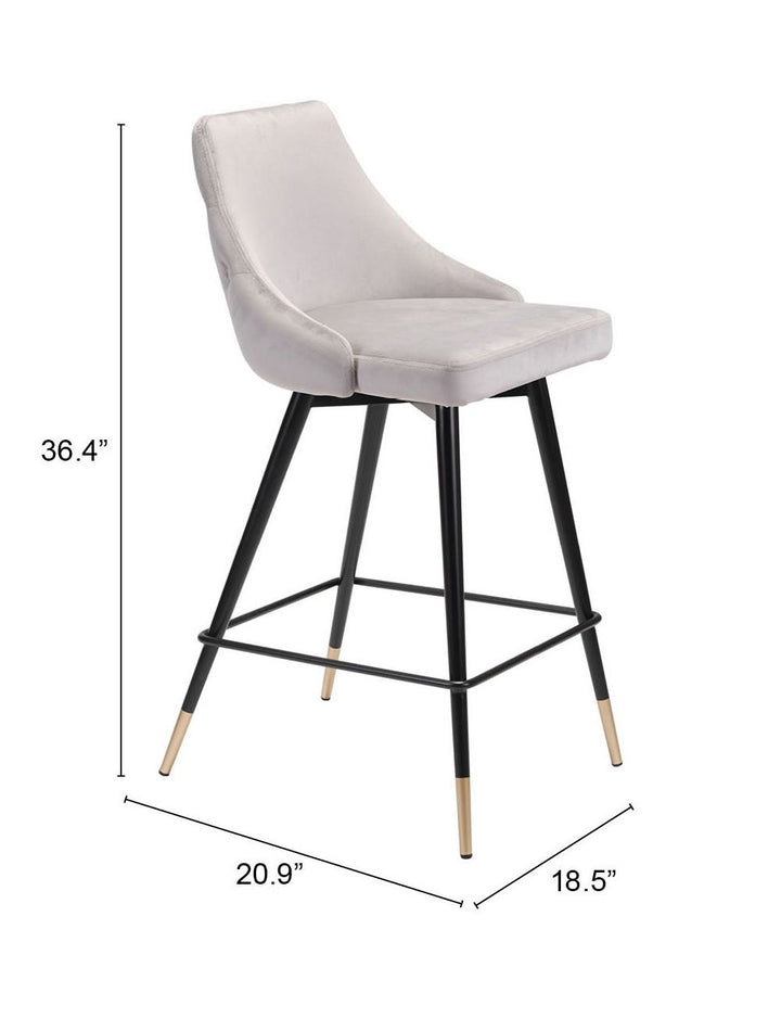 Piccolo Counter Chair Gray