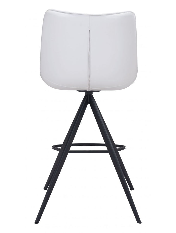 Aki Counter Chair (Set of 2) White & Black