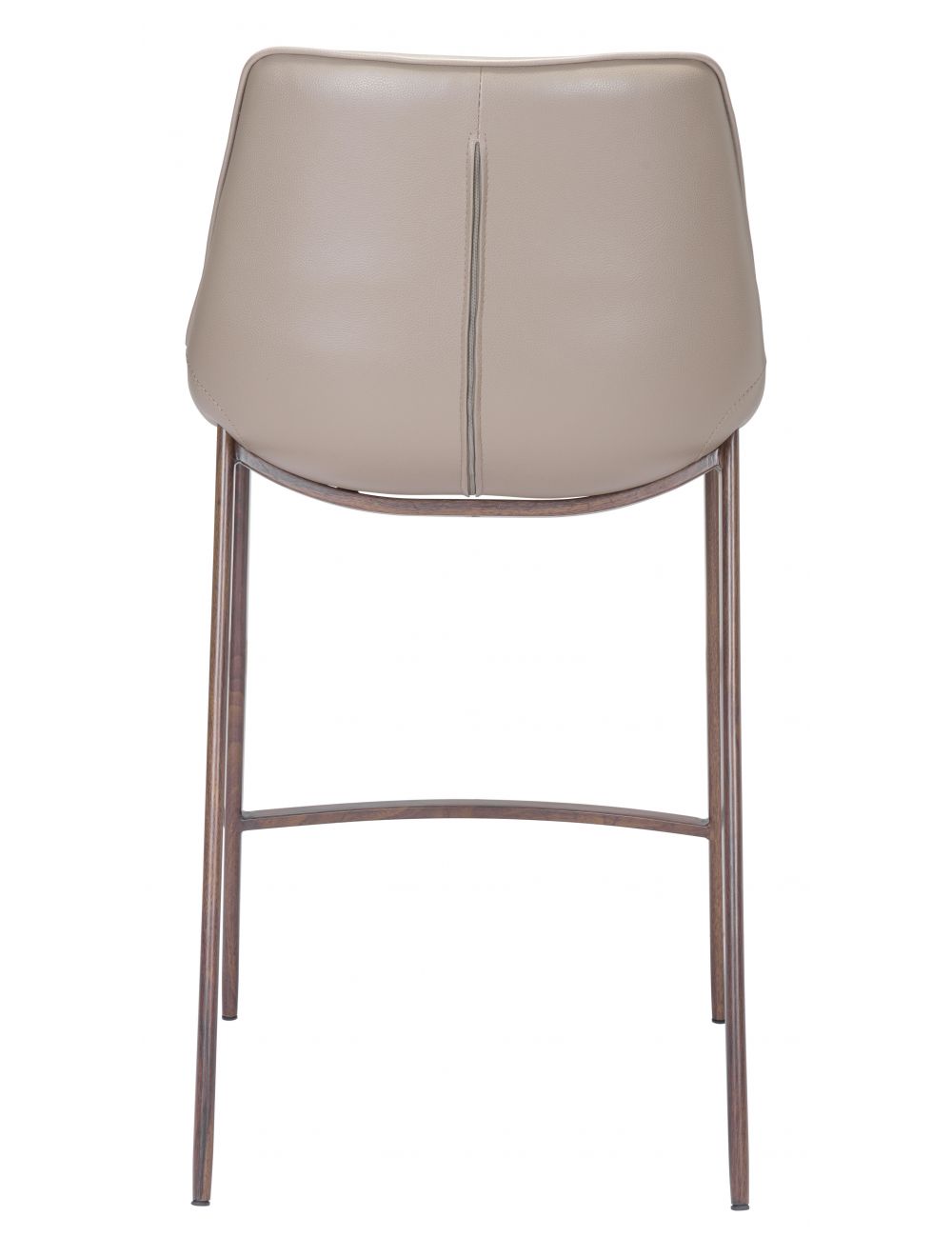 Magnus Counter Chair (Set of 2) Gray & Walnut
