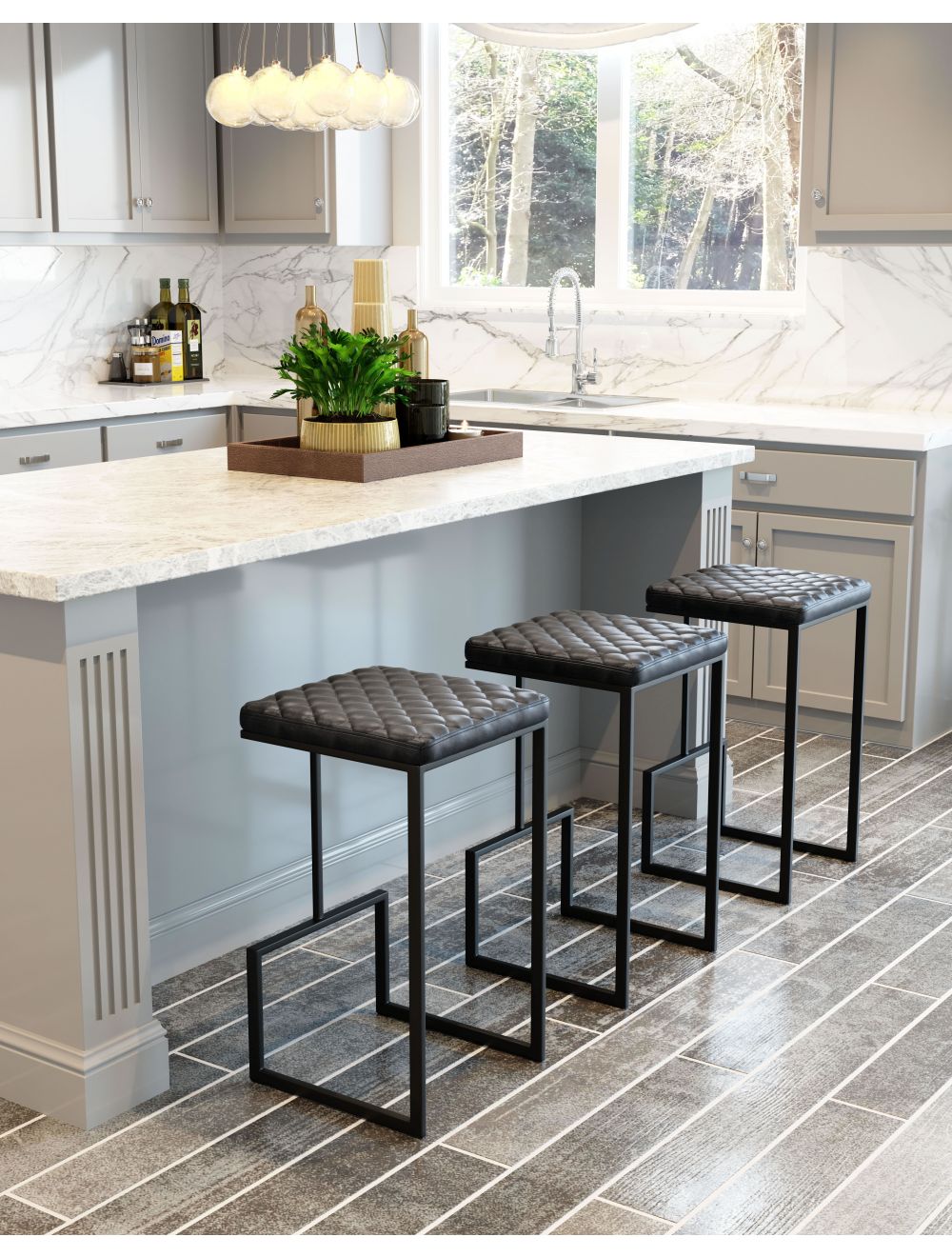 Element Barstool Gray